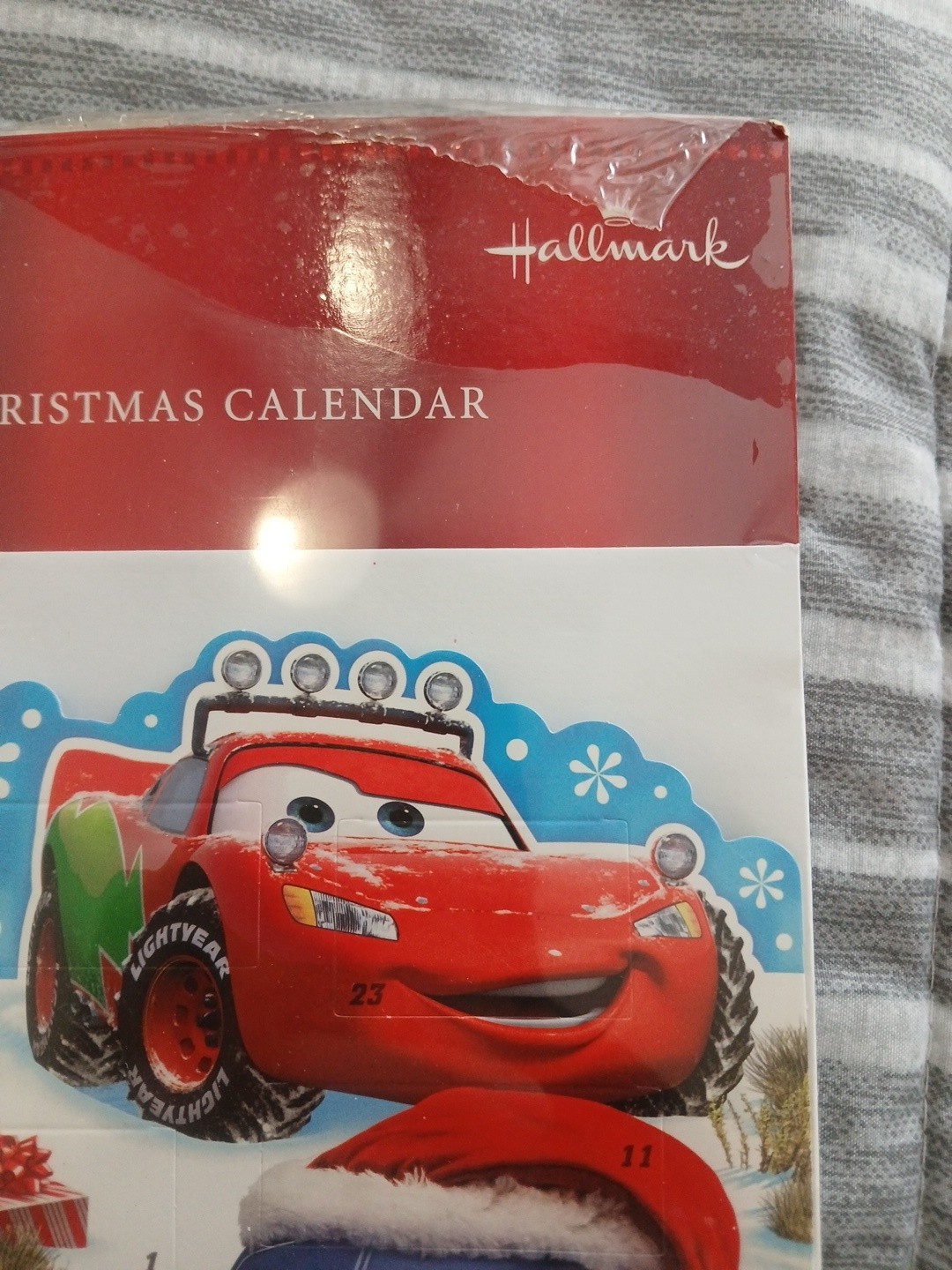 Hallmark Countdown To Christmas Calendar Disney Pixar Cars Lightning McQueen 👀