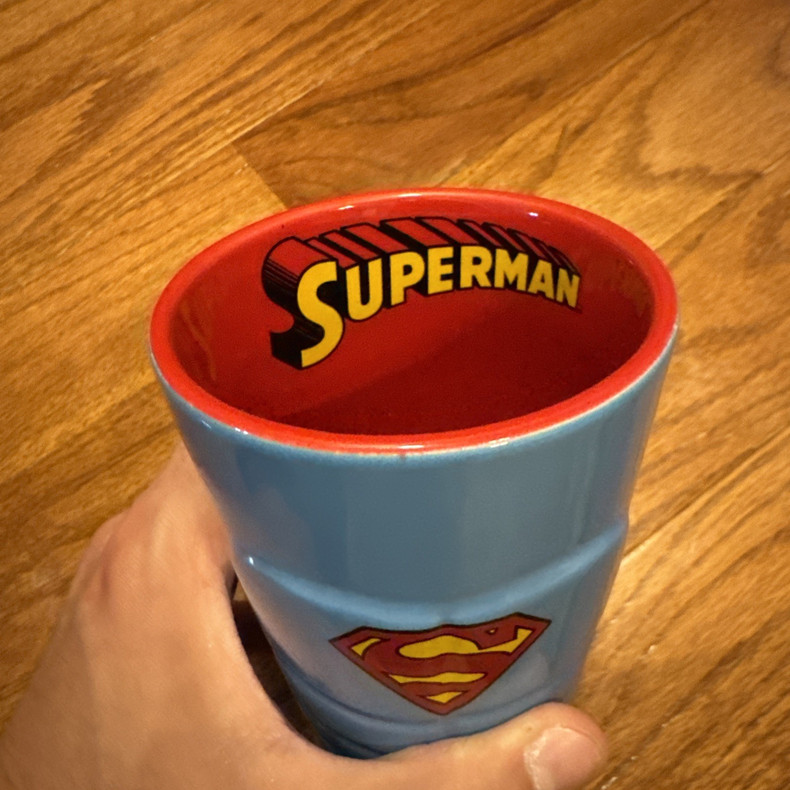 SUPERMAN 3D Cup Blue/Red