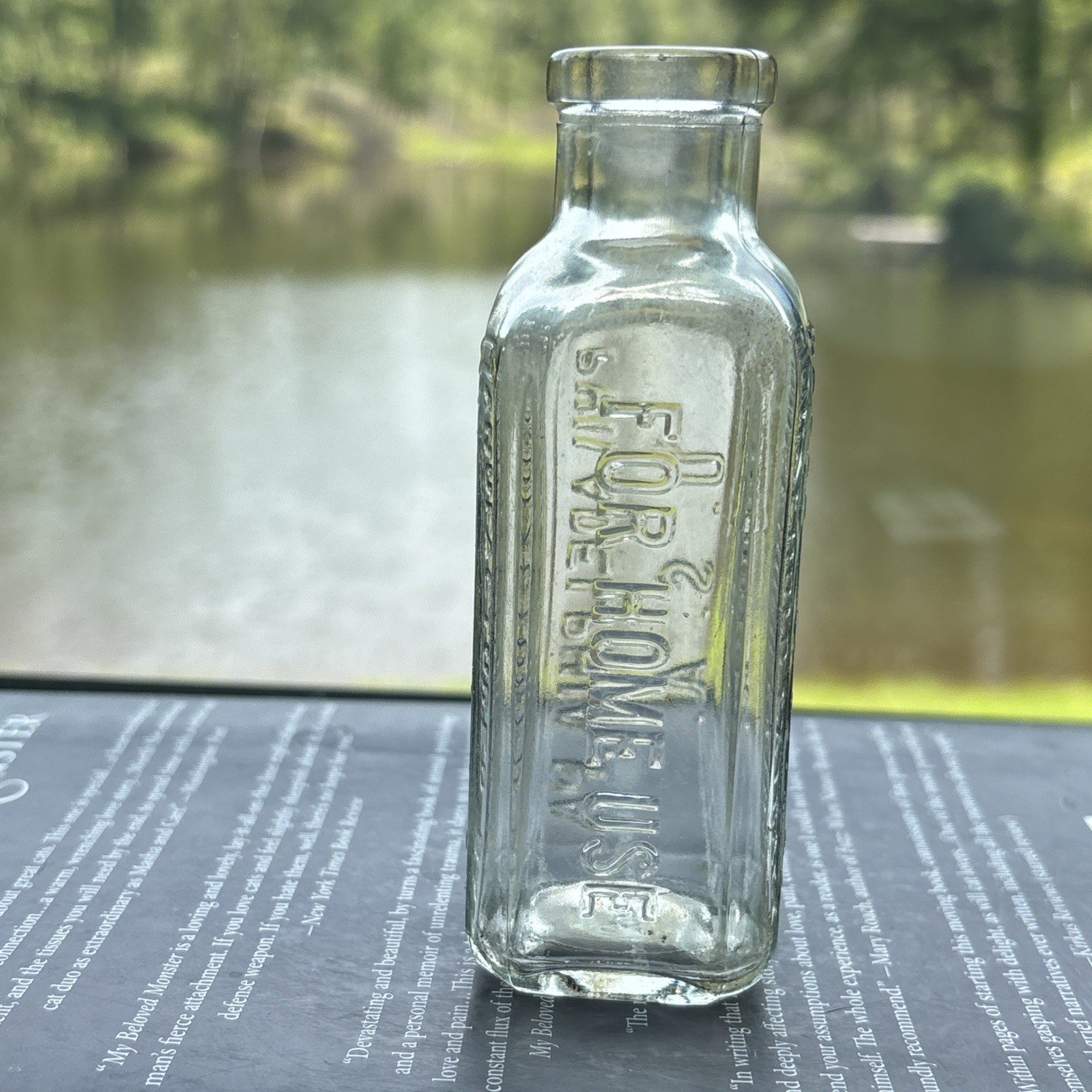 Hires Household Extract Embossed Bottle; Philadelphia PA