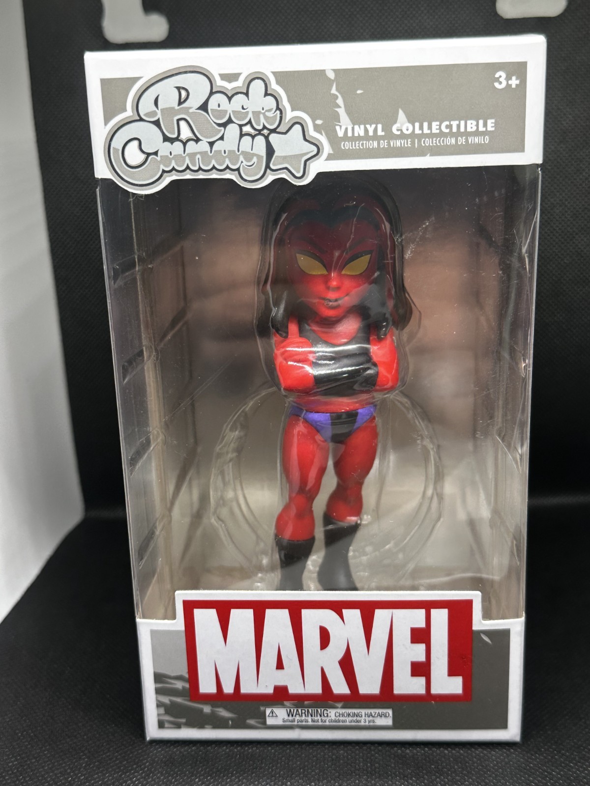 Funko Rock Candy Marvel Red She-Hulk Vinyl 2017 Disney D23 Expo Exclusive Rare