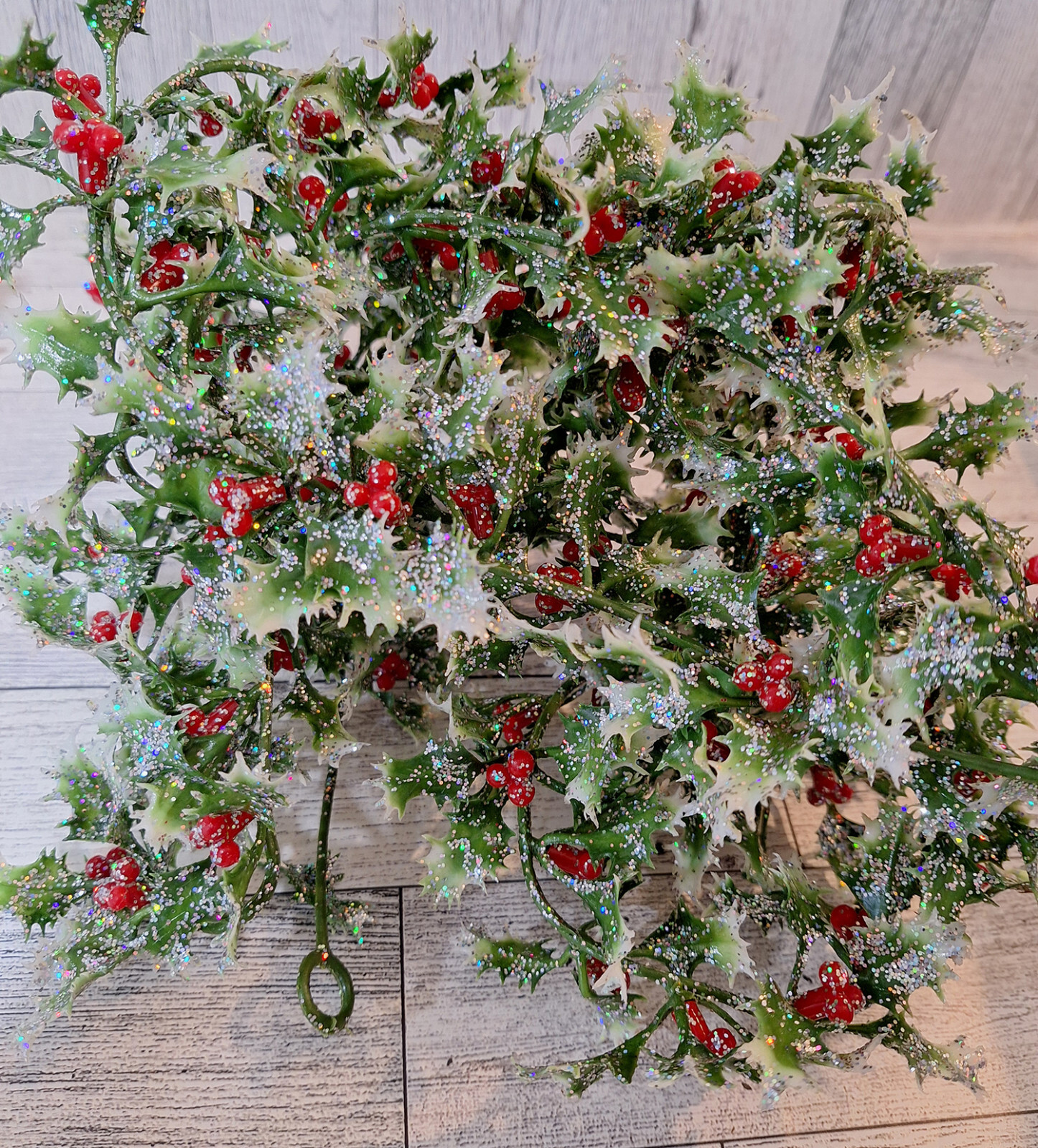 Holly Berry Garland Kurt Adler Christmas Decor