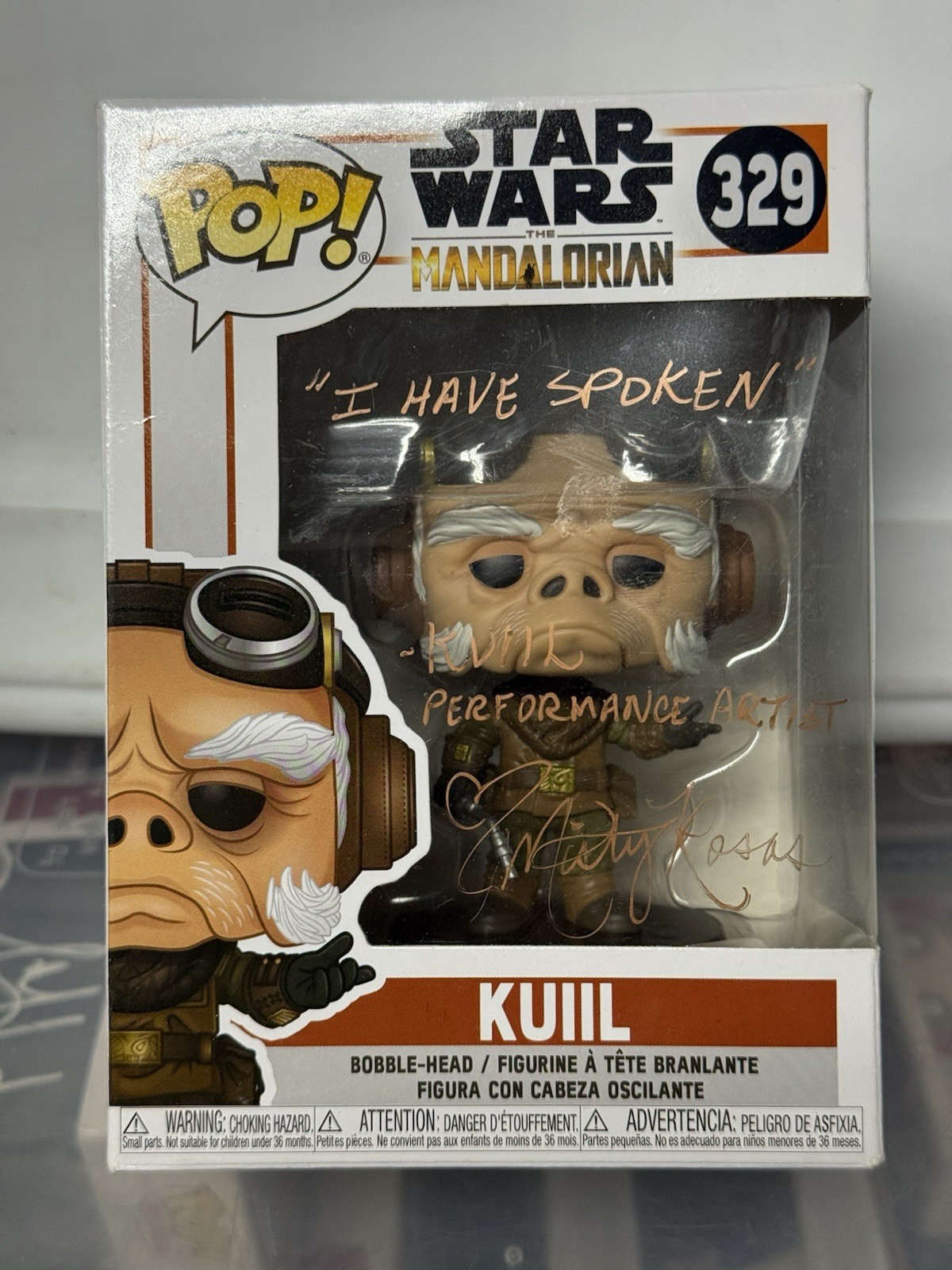 Misty Rosas Star Wars The Mandalorian Kuiil #329 Signed Funko I HAVE SPOKEN D2