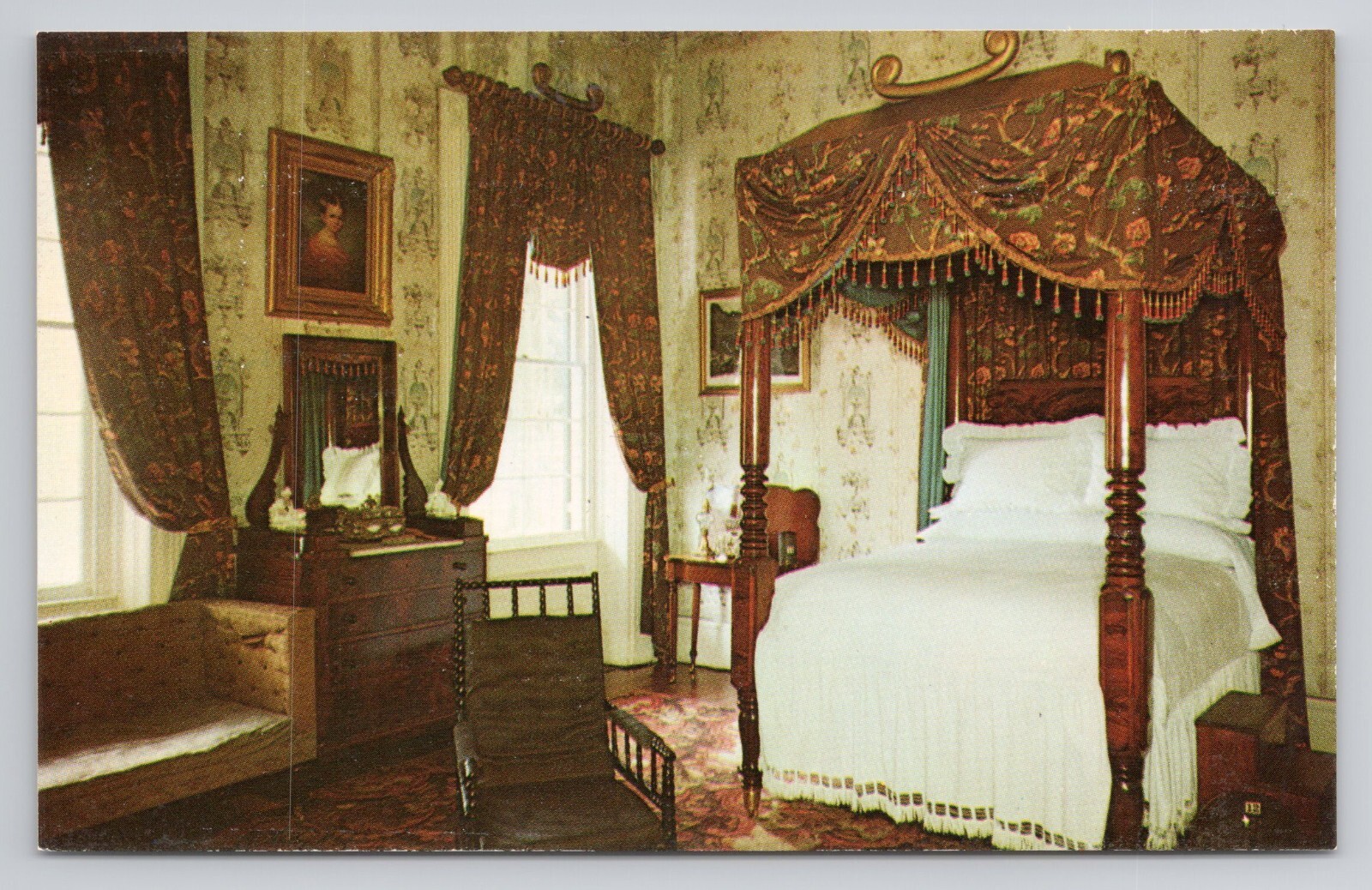 Bedroom of General Andrew Jackson Nashville Tennessee Postcard