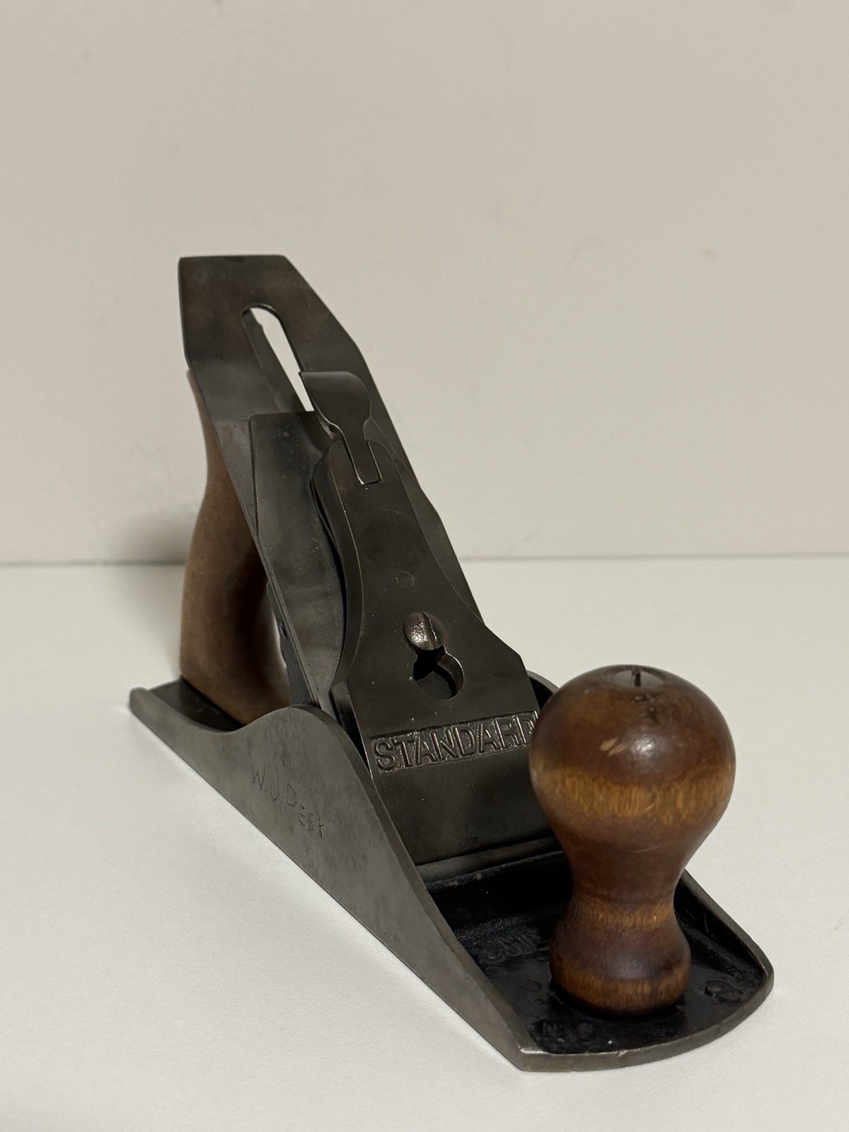 Vintage Shelton No. 9 Smooth Bottom Bench Plane Woodworking Tool – Made in USA