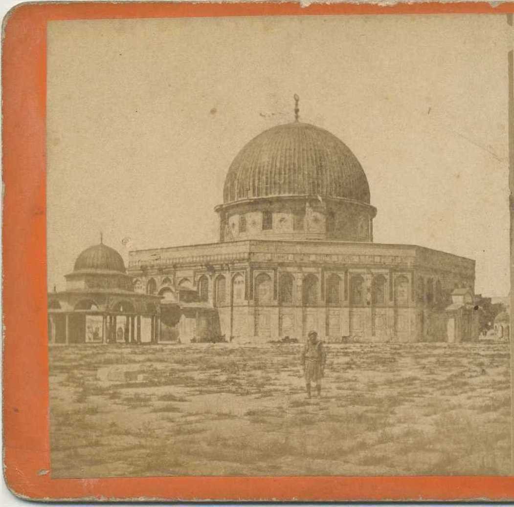 Mosque of Omar, c1890, Jerusalem, Famous Places, Stereoview