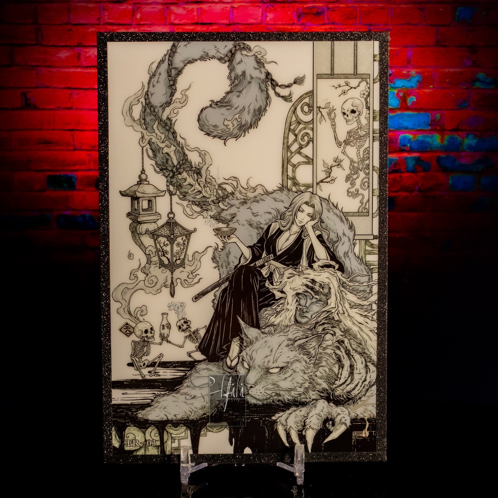Rangiku Matsumoto Art Board Trading Card A6 Oversized Frame BLEACH