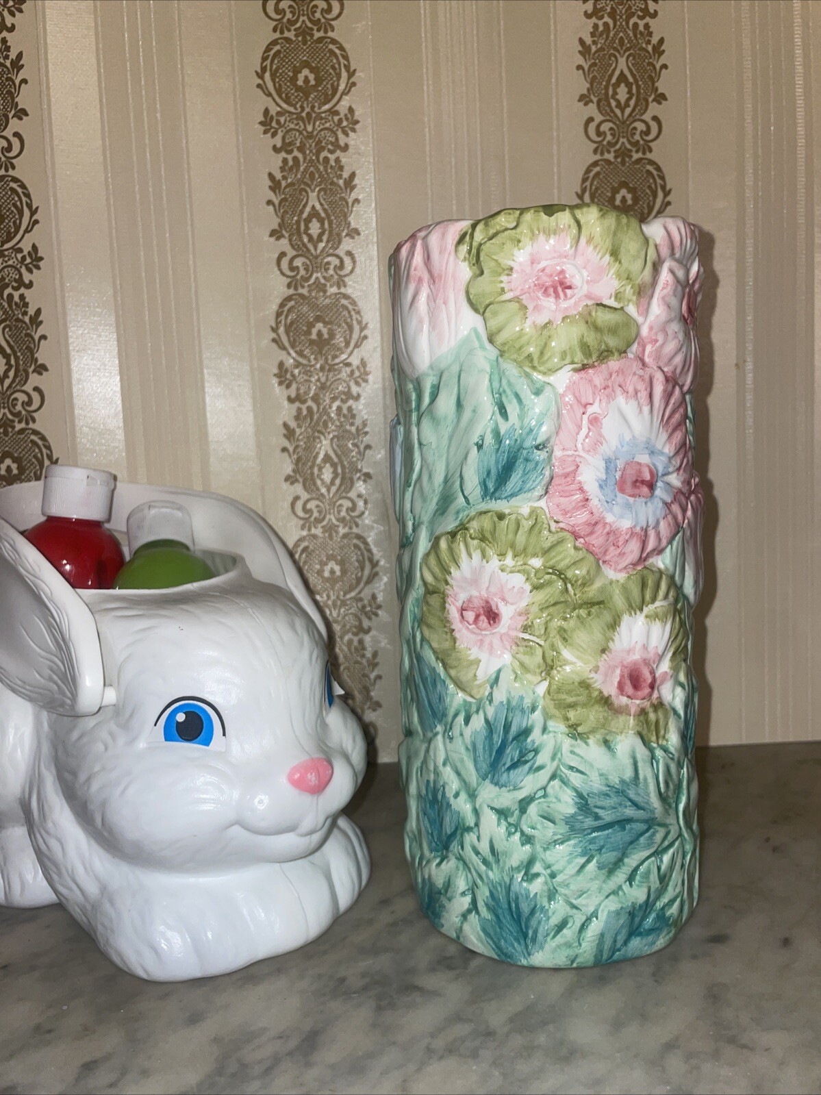 1955 Karen Sue Staver Flower Vase Vintage Beautiful Colors