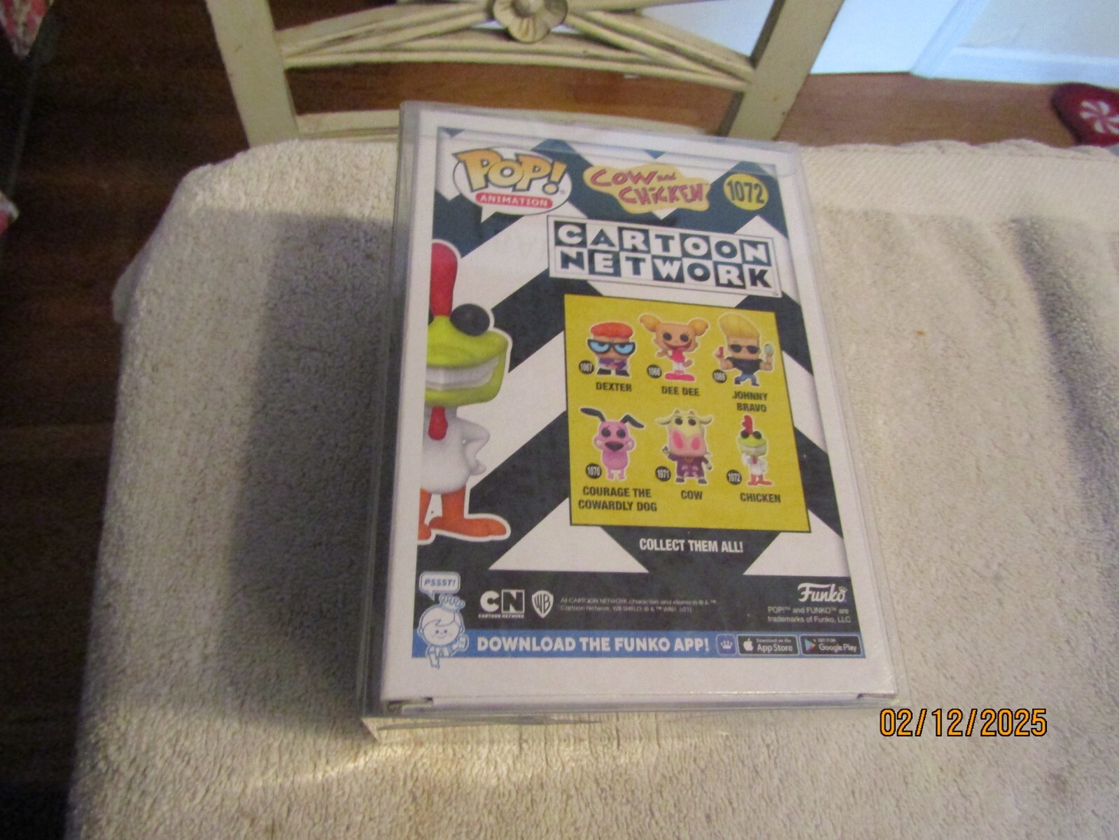 Funko Pop! Animation Cartoon Network #1072 Chicken with Pop Protector NEW