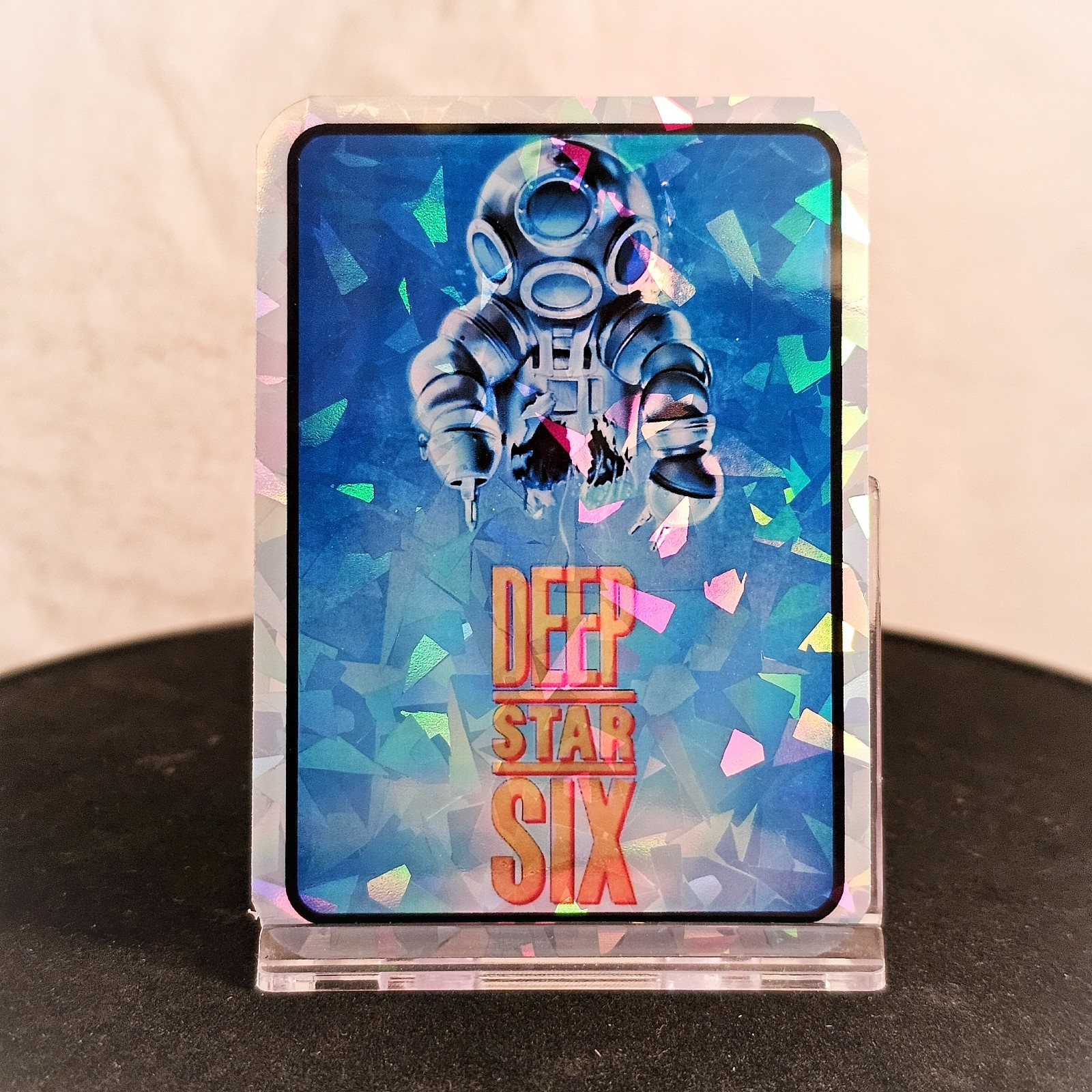 Vending Machine Prism Super Sticker 80s Vintage Horror Holographic Deep Star Six