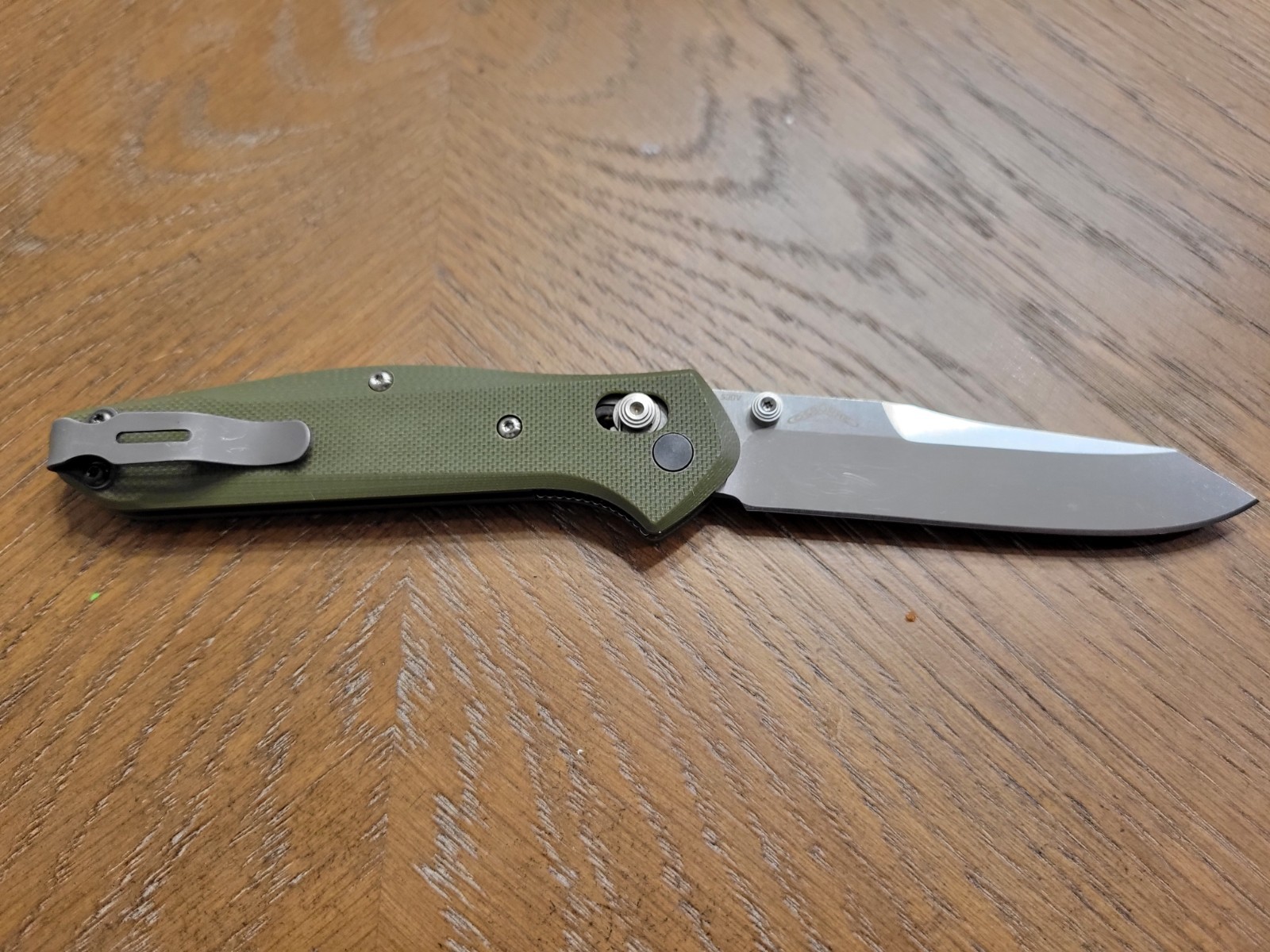 Authentic 940-2 Osborne Green Flytanium G10 CPM-S30V Knife