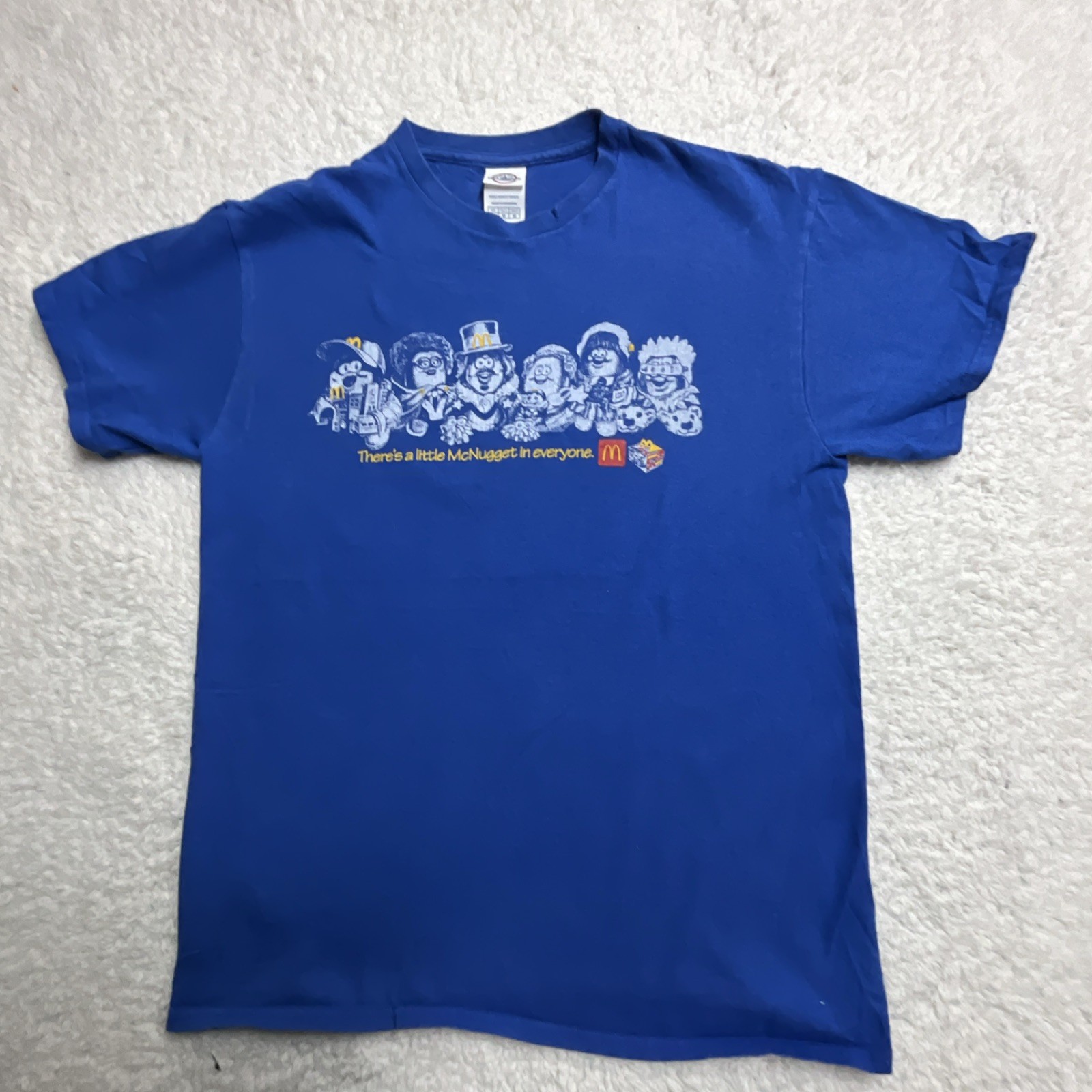 McDonald’s McNugget Buddies Crew T-shirt Blue Original 2023