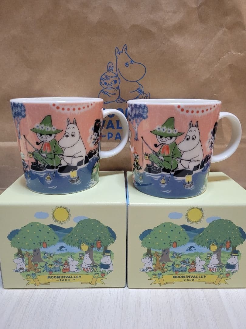 Moomin Arabia Mug Set of 2 2026 SIMPLE JOY Moomin Valley Park Limited Edition