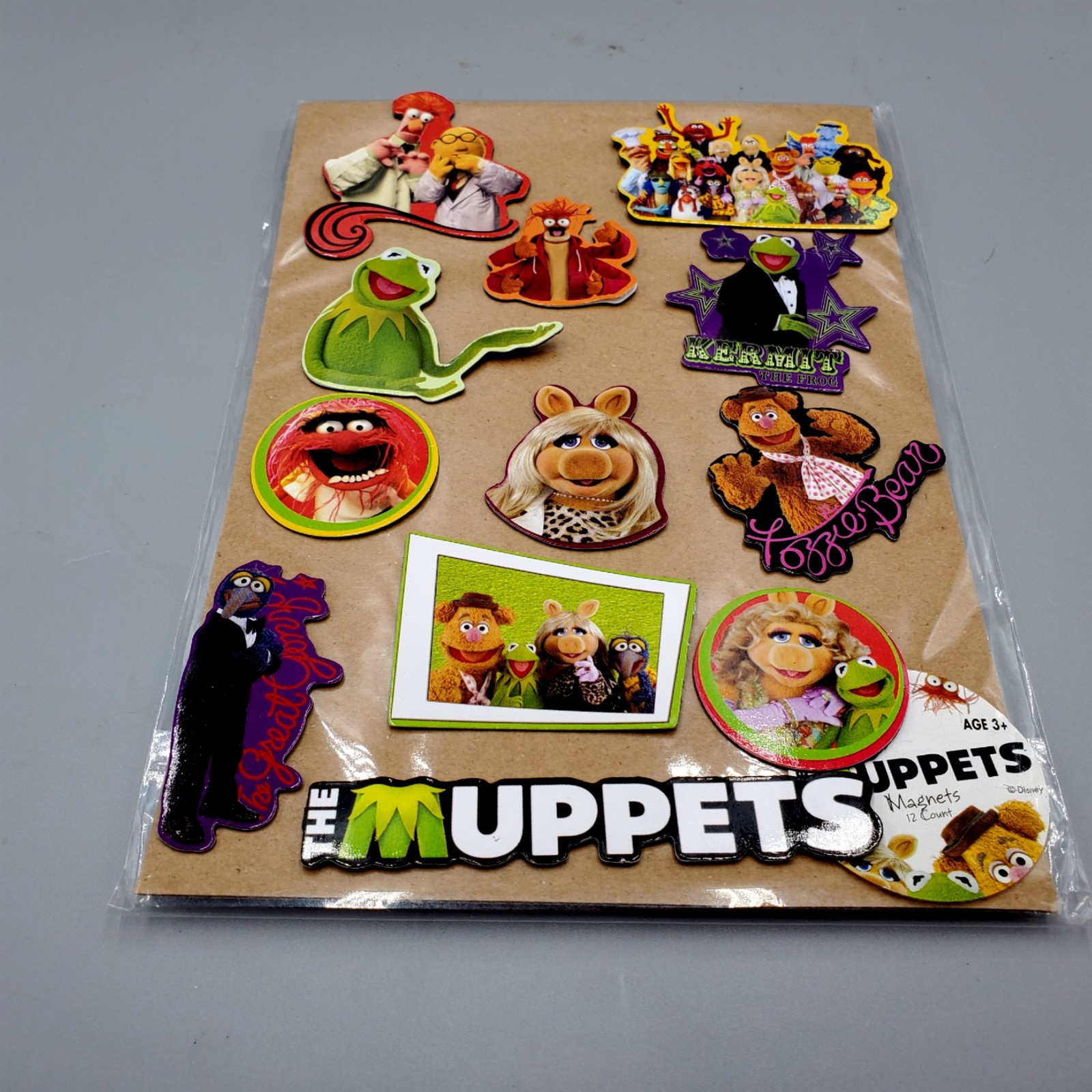 NEW Disney The Muppets Magnet Set – 12 Count – Kermit, Miss Piggy, Fozzie & More