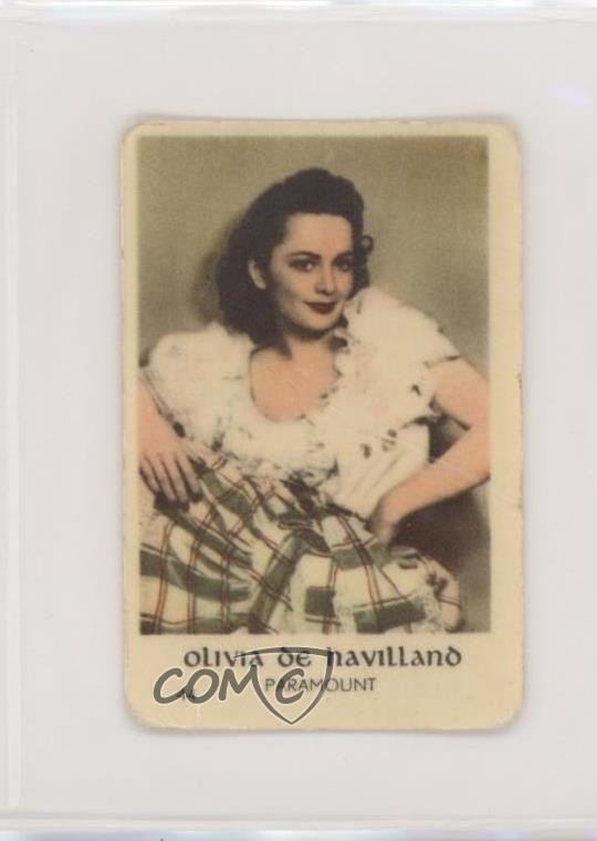 1950s Dutch Gum Numbered Set 7 (1-198) Olivia de Havilland #44 1p1