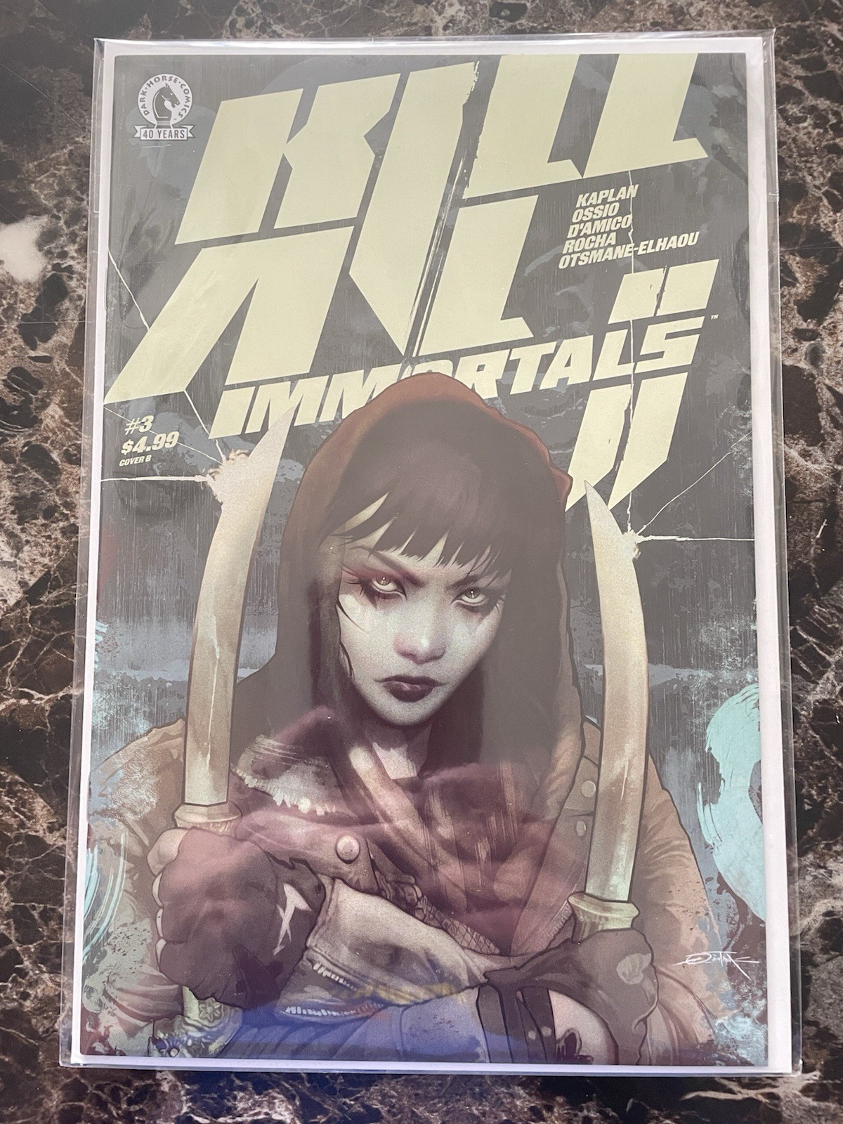 Kill All Immortals II #3 Dan Quintana Variant Cover B Dark Horse Comics 2026 NM+