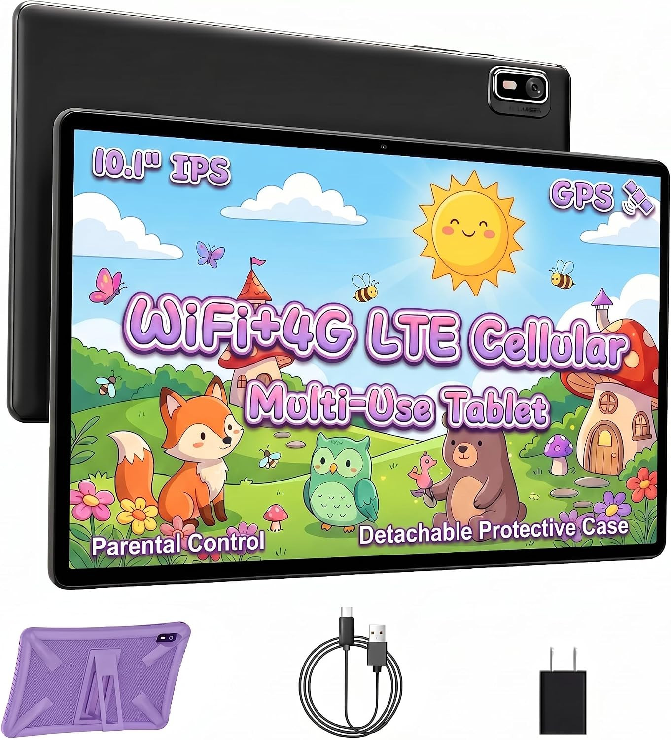 Tablet 10 Inch, 4G SIM Unlocked, Android 15 Tablet with SIM Card Slot, IPS Touch
