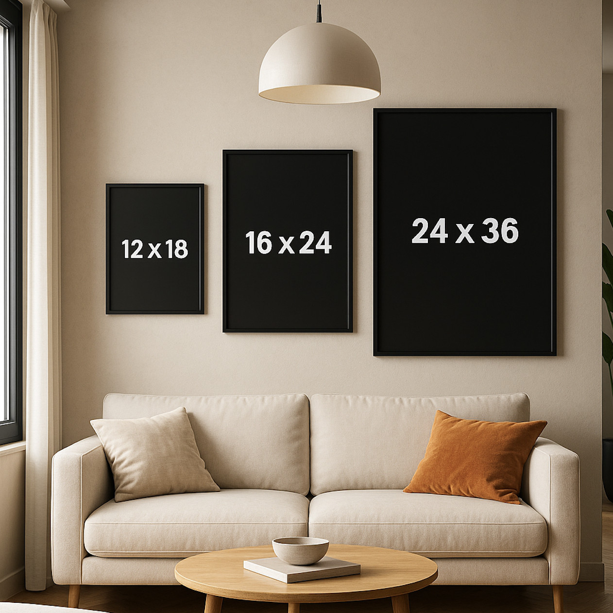 Mid-Century Modern Interior Design Poster – 16×24” 🛋️ New Art Print