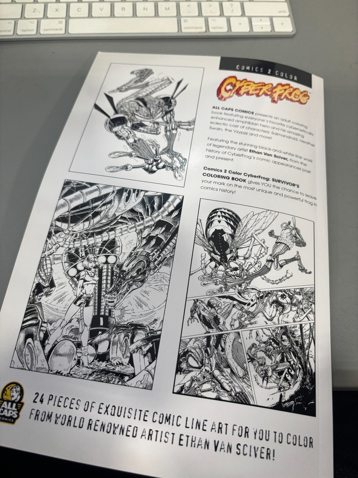 CYBERFROG “Survivor’s Coloring Book”