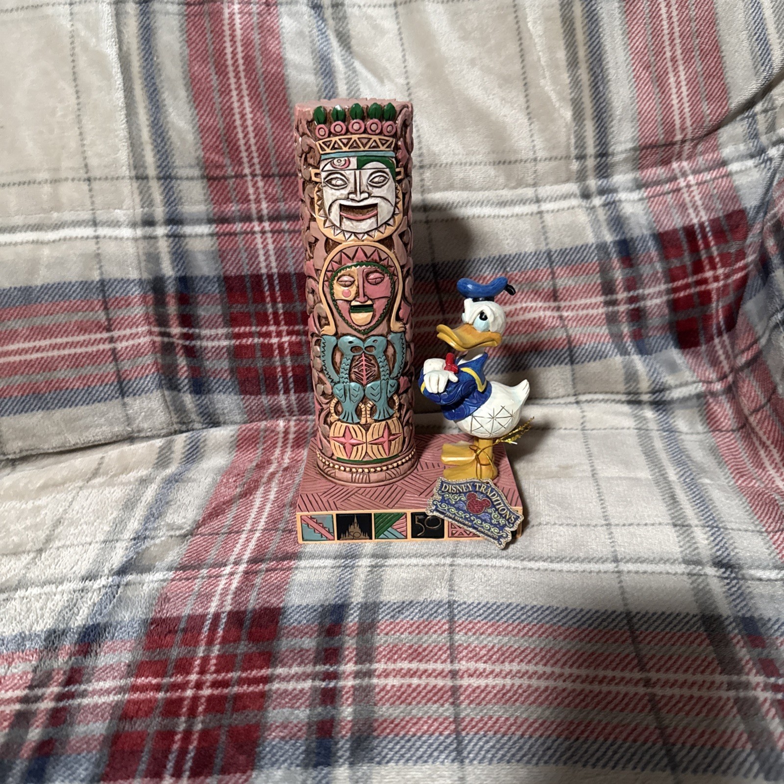 WDW 50th Anniversary Jim Shore Donald Duck Enchanted Tiki Room NEW IN BOX