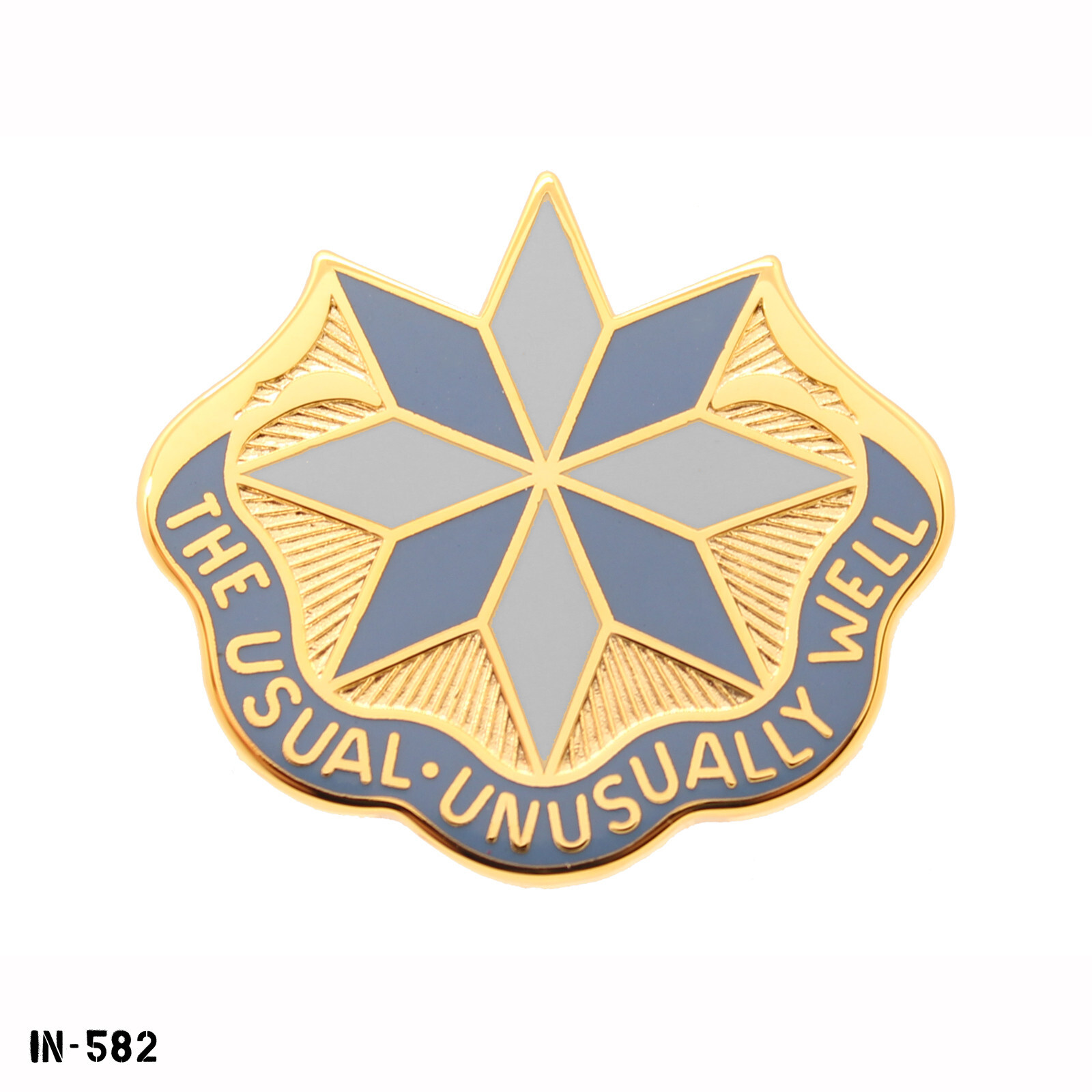 275th Support Battalion ~ The Usual Unusually Well Army DUI Crest Pin ~ NEW