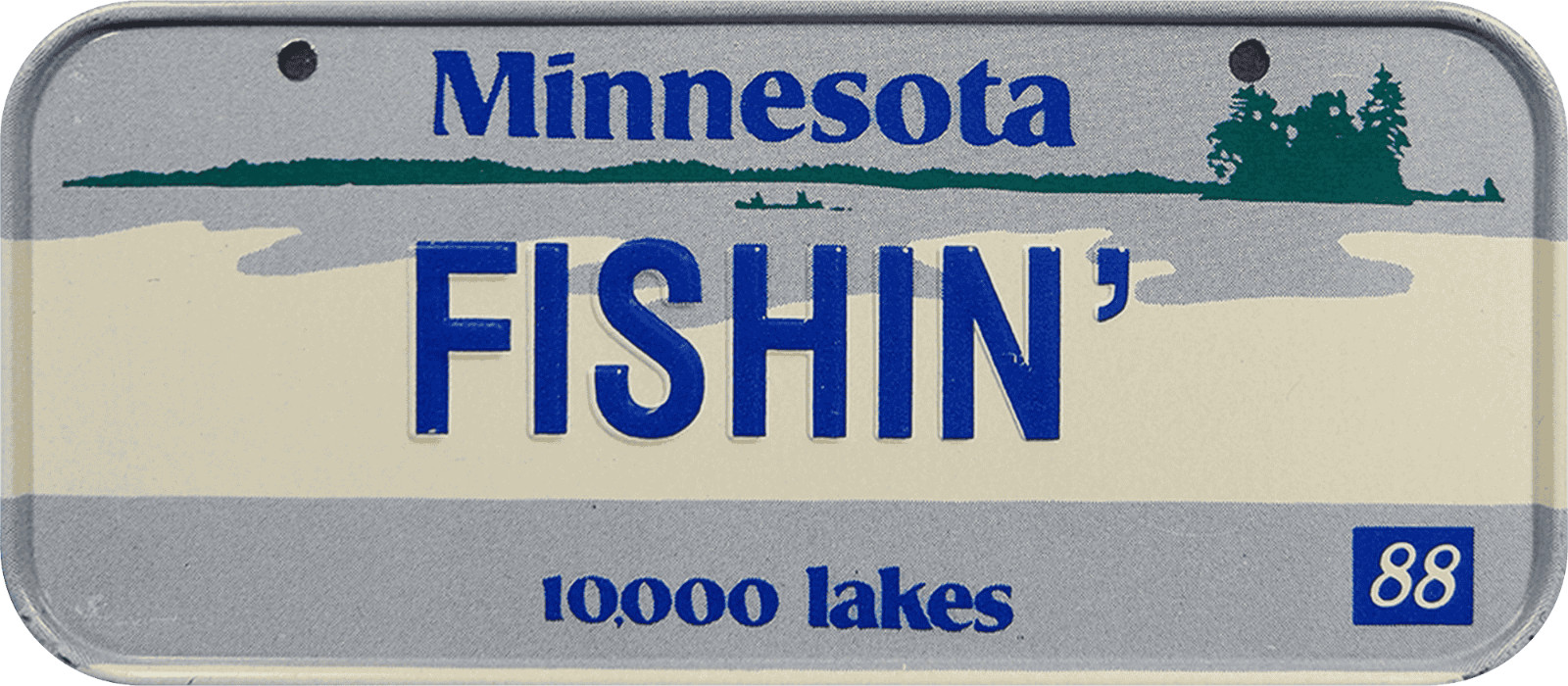1988 Post Cereal MINNESOTA Miniature License Plate