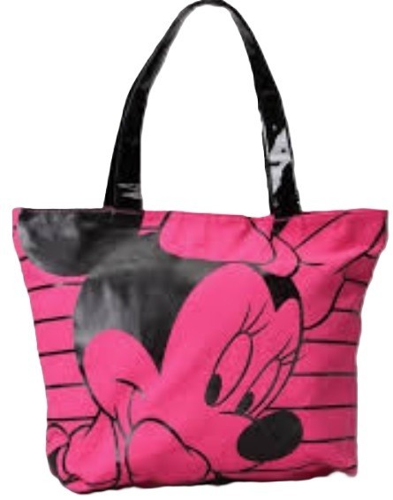 Loungefly Disney Minnie Mouse Pink Large Tote Bag Beach Travel Shoulder Bag NWT