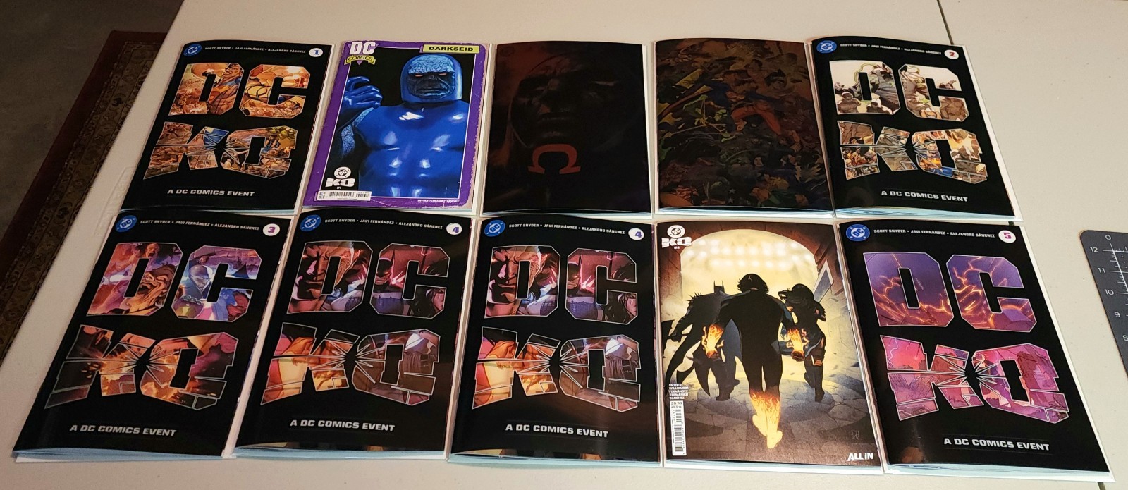 DC K.O. 1-5 NM/M 1st Prints HIGH GRADE ACETATE COVERS & BLIND BAG VARIANTS