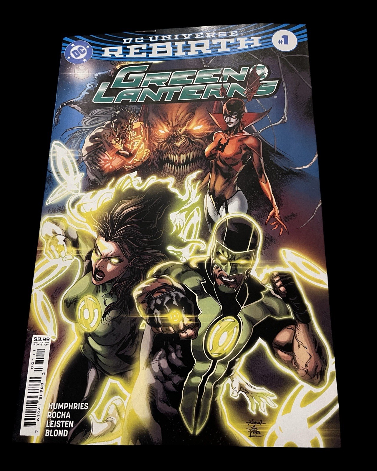 Green Lanterns #1 2016 DC Comics High Grade Comic Book P43-13
